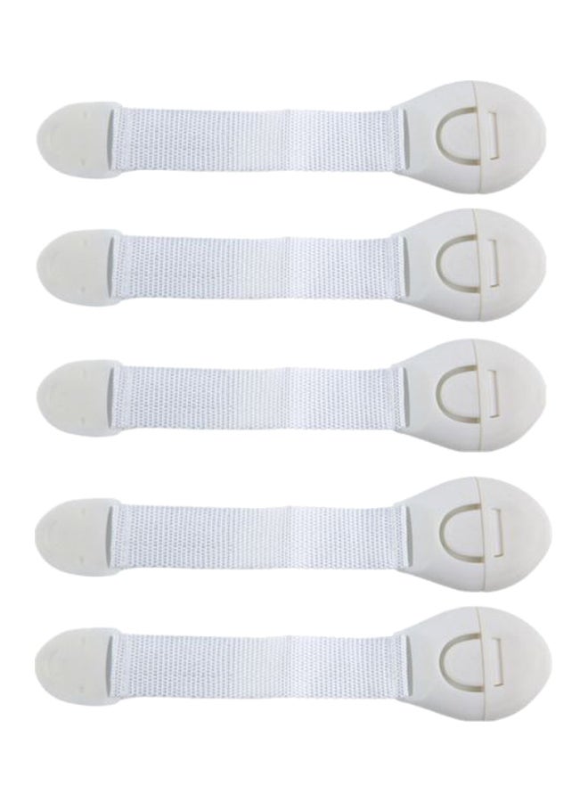 5 PCS Child Safety Lock, Drawer Webbing Safety Lock, Anti-pinch Cloth Strap, Baby Safety Lock,Mommy Daddys Helper Appliance Lok - Image 1